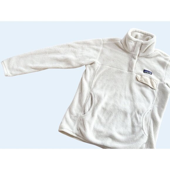 PATAGONIA Women's 1/4 Snap Button Pullover Fleece Size Med - Picture 4 of 8